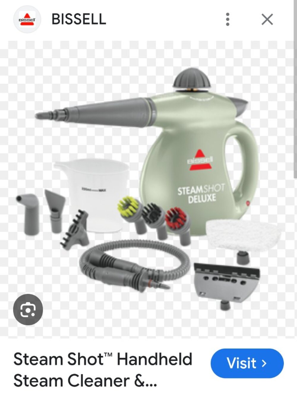 Bissell Steam Shot Handheld Steam Cleaner